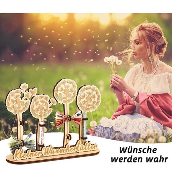 Personalized dandelion cash gift, suitable for birthday, wedding, is to family and friends of the ideal gift. - Image 4