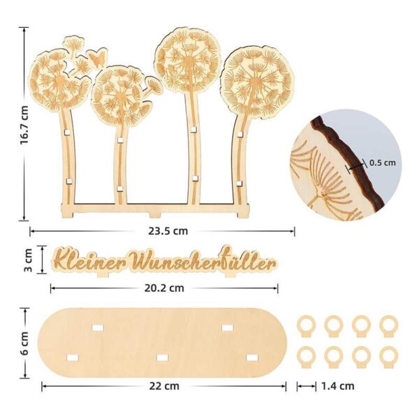Personalized dandelion cash gift, suitable for birthday, wedding, is to family and friends of the ideal gift. - Image 3
